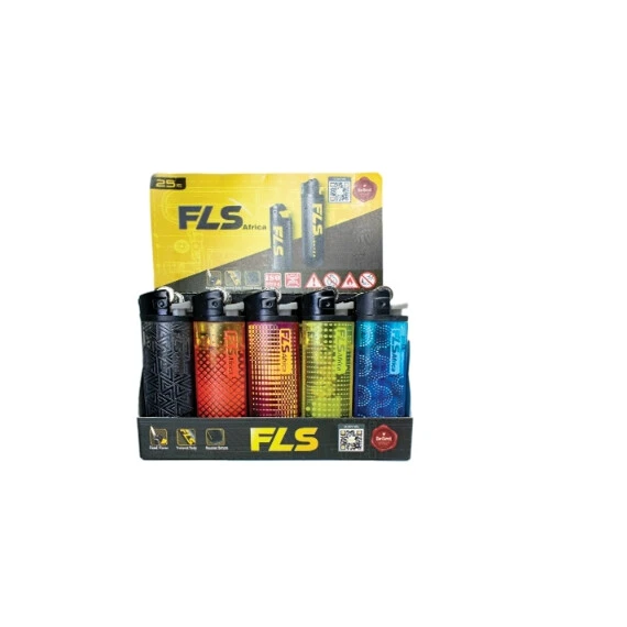 FLS Flint Lighter – Translucent Assorted Colours - image 1 | Vape King