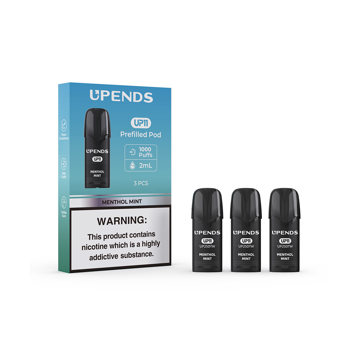 Upends UP11 Replacement Pods (3 Pack) For only R90 - Vape King