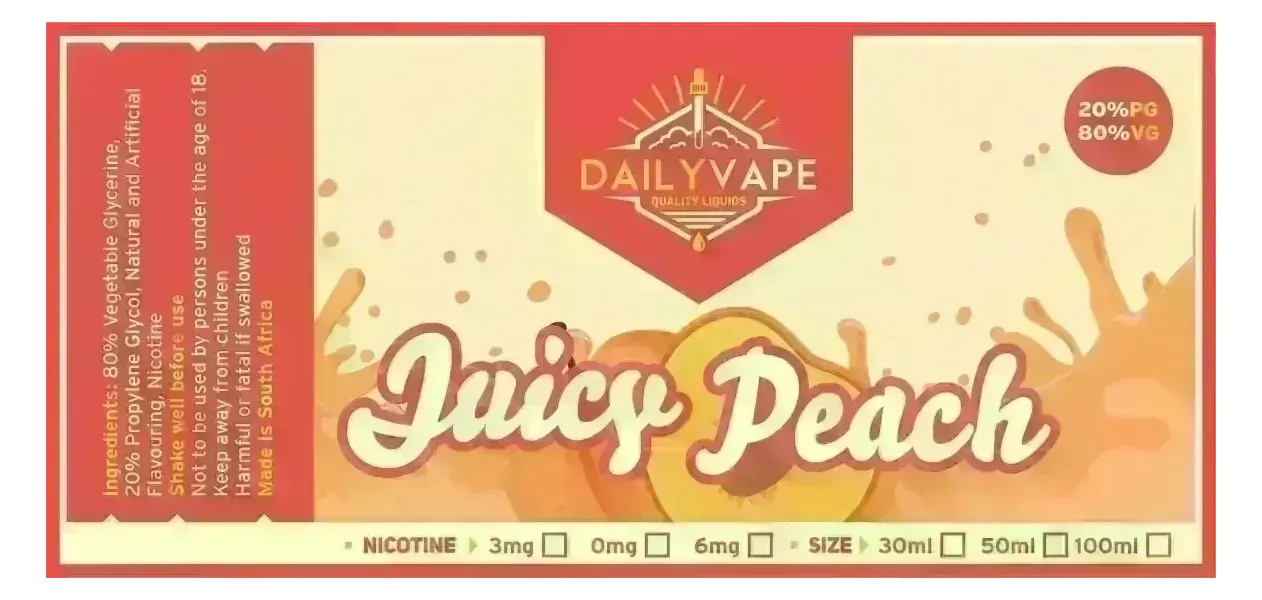 Daily Vape - Juicy Peach 60ML - image 1 | Vape King