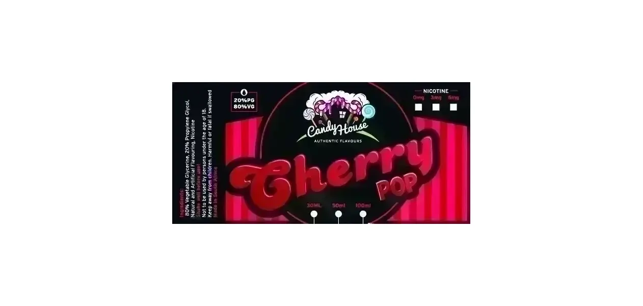 Candy House - Cherry Pop 60ML - image 1 | Vape King