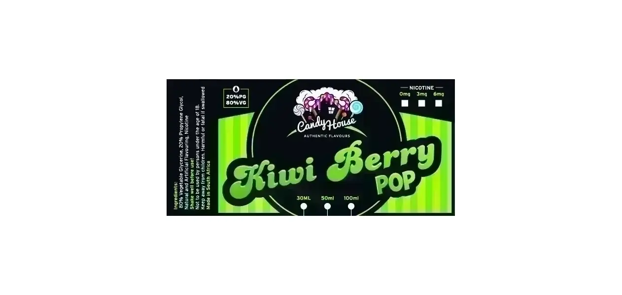 Candy House - Kiwi Berry Pop 60ML - image 1 | Vape King