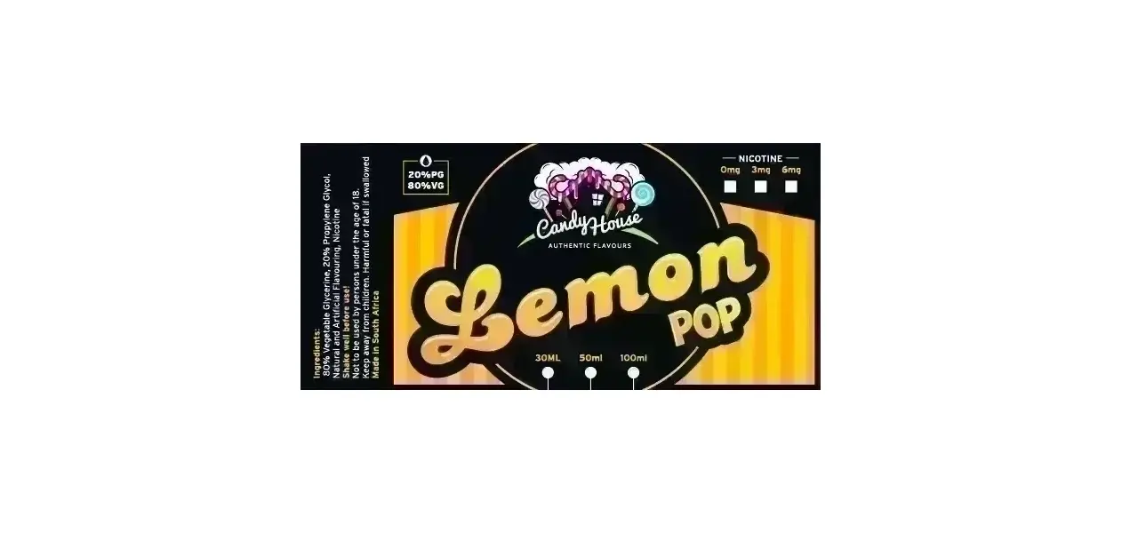 Candy House - Lemon Pop 60ML - image 1 | Vape King