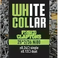 White Collar Coils - Fused Claptons 0.12 (Green) - image 1 | Vape King