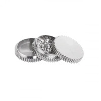 Large 3PC Chrome Grinder - image 1 | Vape King