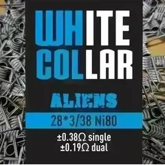 White Collar Coils - Aliens 0.19 (Blue) - image 1 | Vape King