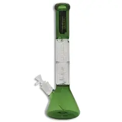 Glass Bong Dagga Bowl 40CM with Cooler(green) - image 1 | Vape King
