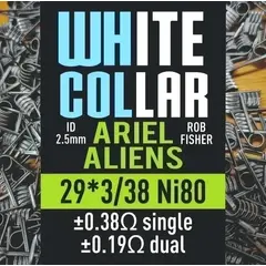White Collar Coils - Ariel Aliens 29*3/38 Ni80 Coils - image 1 | Vape King