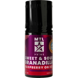 Classic Prime - Sweet & Sour Granadilla Raspberry MTL 12MG 30ML - image 1 | Vape King
