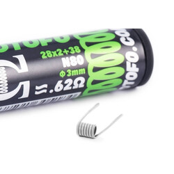 Wotofo Dual Core Fused Clapton 0.62Ohm Pre-Built Coils (10PC) - image 1 | Vape King