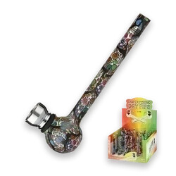 Rasta Pipe - Glass Pipe Patterned 11.5cm - image 1 | Vape King