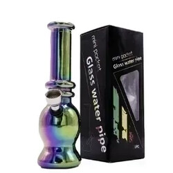 Glass Water Bong Small Rainbow 15.5cm - image 1 | Vape King