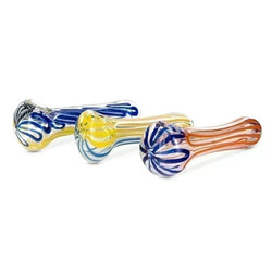 Rasta Pipe Glass Spoon (Various Colours) - image 1 | Vape King