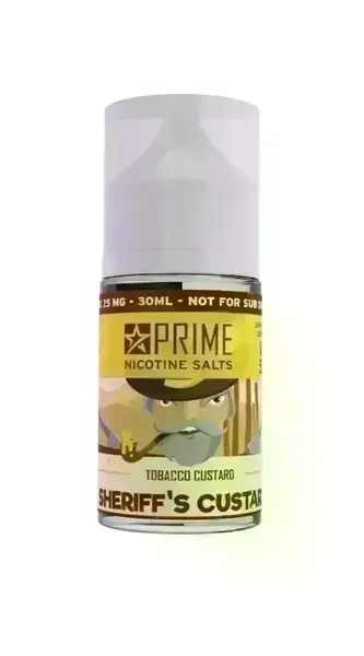 Prime Nic Salts - Sheriff's Custard 25MG 30ML - image 1 | Vape King