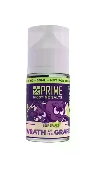 Prime Nic Salts - Wrath of the Grapes 25MG 30ML - image 1 | Vape King