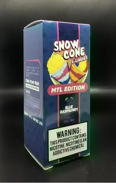 Snow Cone MTL - Blue Raspberry 12MG 30ML - image 1 | Vape King