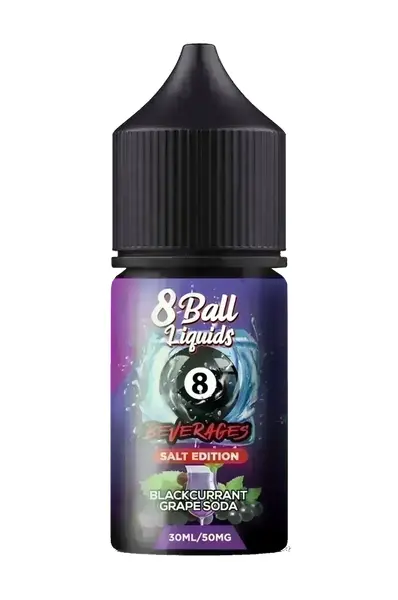 8Ball Beverage Nic Salts - Blackcurrant Grape Soda 30ML - image 1 | Vape King