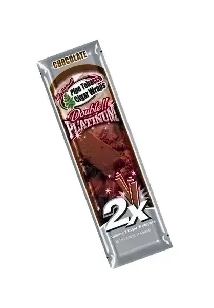 Blunt Wraps Double Platinum (Chocolate) - image 1 | Vape King