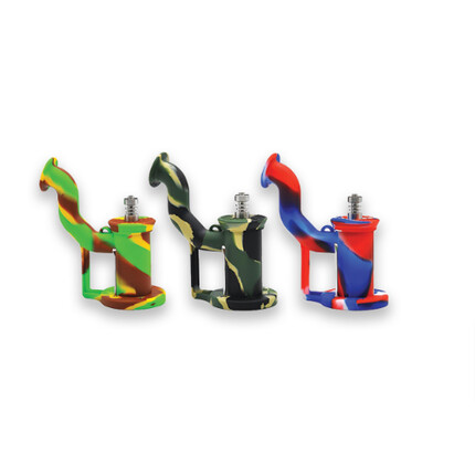 Silicone Dab Rig 14.5cm (Assorted Colours) For only R320 - Vape King
