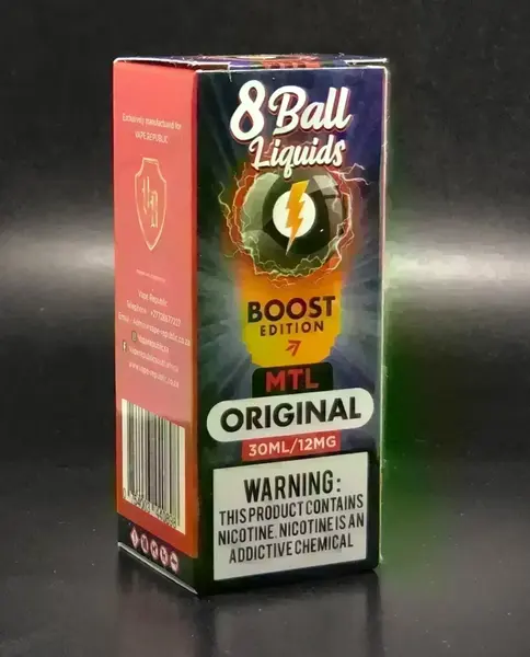 8Ball MTL - Boost Original 12MG 30ML - image 1 | Vape King