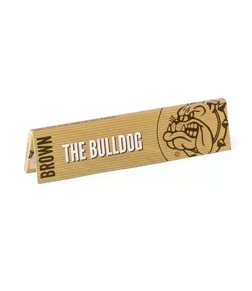 The Bulldog Papers Brown King Size Slim Unbleached - image 1 | Vape King