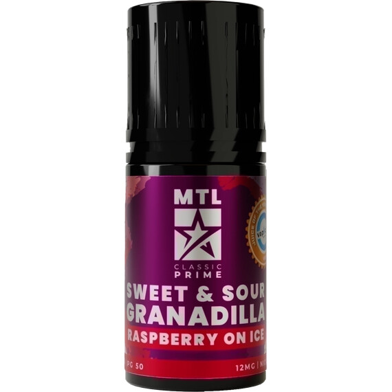 Classic Prime - Sweet & Sour Granadilla Raspberry MTL 12MG 30ML - image 1 | Vape King