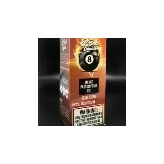 8Ball MTL - Mango Passionfruit Ice 12MG 30ML - image 1 | Vape King