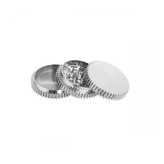 Large 3PC Chrome Grinder - image 1 | Vape King