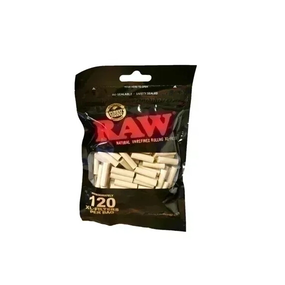 RAW Rolling Filter Unrefined Slim XL Filters 120 - image 1 | Vape King