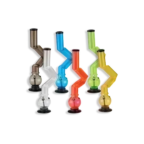 Acrylic Large 45CM Squiggled Assorted Bong - image 1 | Vape King