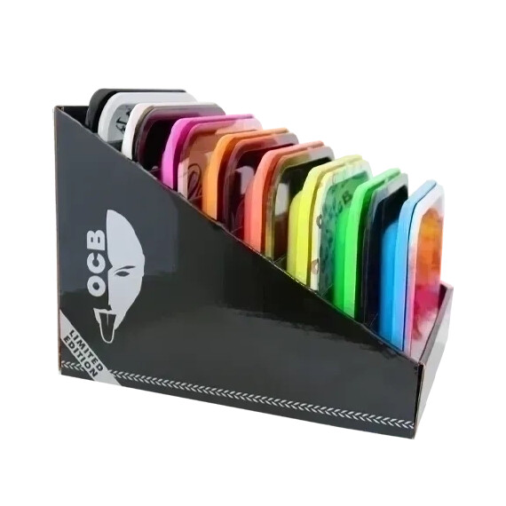 OCB Metal Tray + Lid (Assorted Colours) (1PC) - image 1 | Vape King