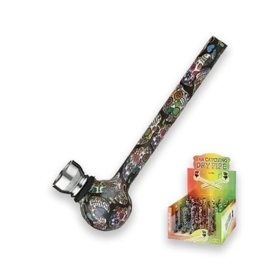 Rasta Pipe - Glass Pipe Patterned 11.5cm - image 1 | Vape King