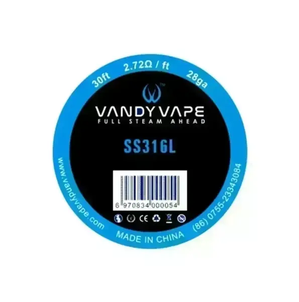 Vandy Vape SS316L 28G Wire 9M - image 1 | Vape King