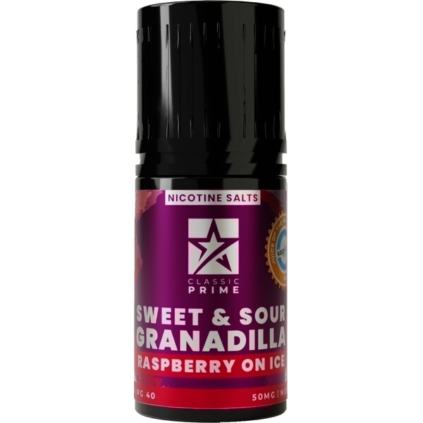 Classic Prime Salts - Sweet & Sour Granadilla Raspberry - image 1 | Vape King