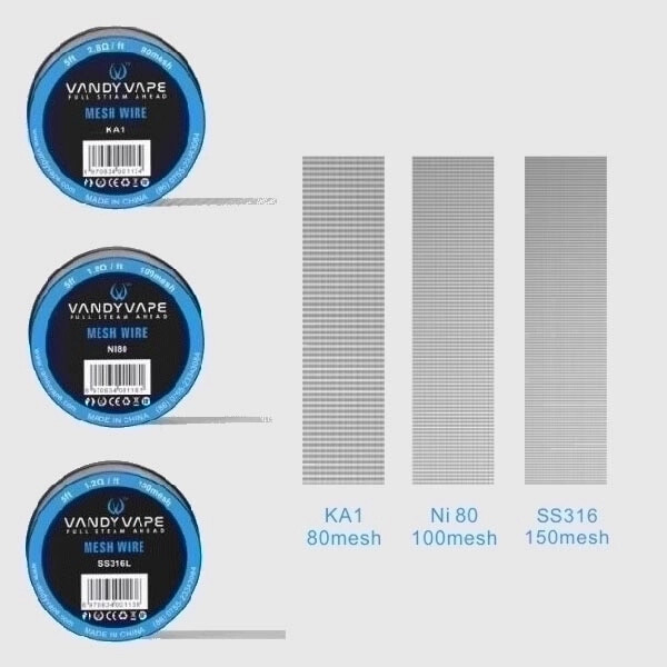 Vandy Vape Mesh Wire KA1 80 Mesh (1.5M/5FT) - image 1 Vandy Vape Mesh Wire KA1 80 Mesh (1.5M/5FT) - image 1 | Vape King