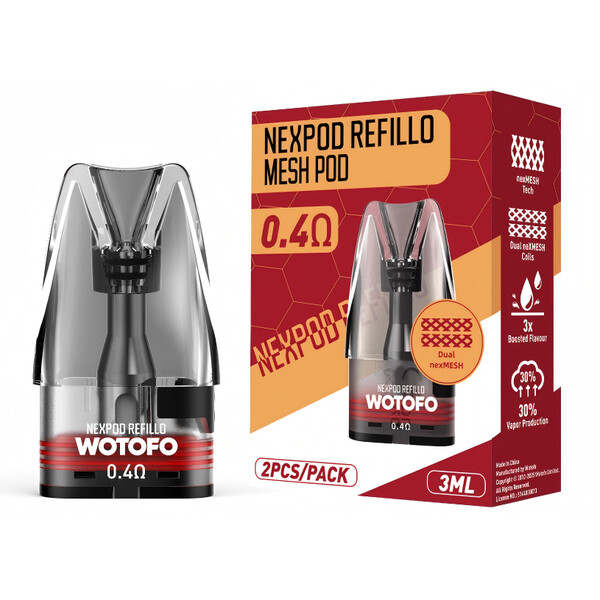 Wotofo nexPOD Refillo Mesh Pod 0.4Ohm (1PC) - image 1 | Vape King