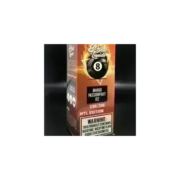 8Ball MTL - Mango Passionfruit Ice 12MG 30ML - image 1 | Vape King