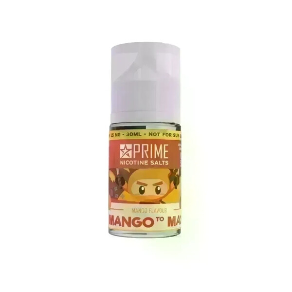 Prime Nic Salts - Mango to the Max 25MG 30ML - image 1 Prime Nic Salts - Mango to the Max 25MG 30ML - image 1 | Vape King