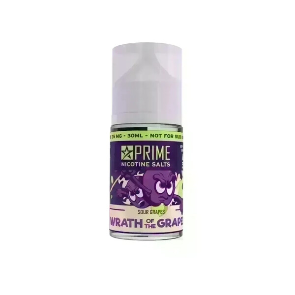 Prime Nic Salts - Wrath of the Grapes 25MG 30ML - image 1 | Vape King