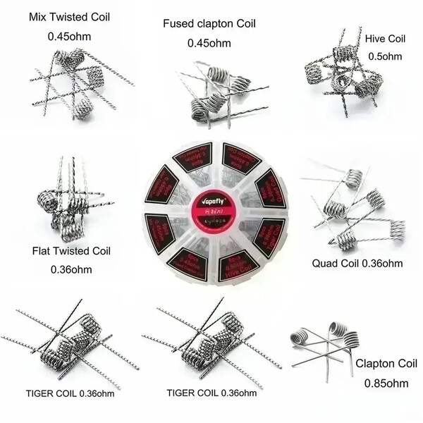 Vapefly 48PC Pre-Made Coil Box 8-in-1 - image 1 Vapefly 48PC Pre-Made Coil Box 8-in-1 - image 1 | Vape King