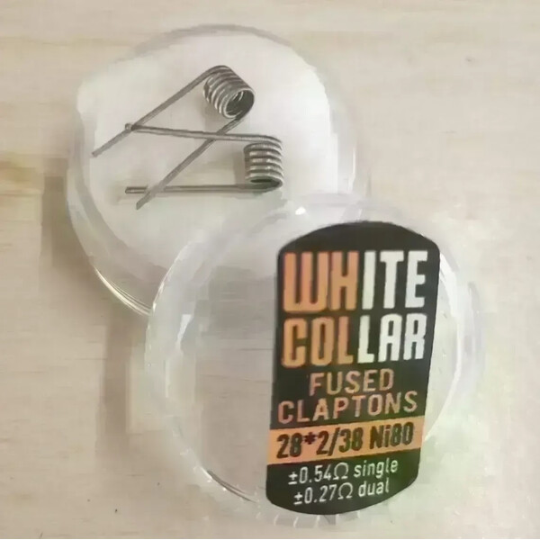 White Collar Coils - Fused Claptons 0.27 (Orange) - image 2 | Vape King