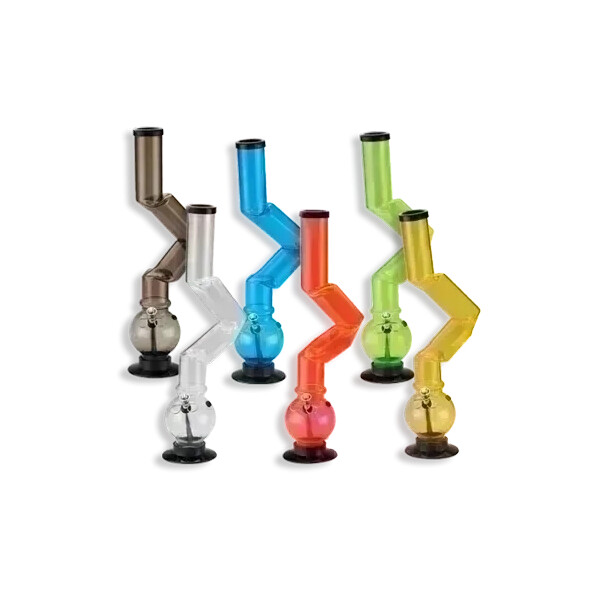 Acrylic Large 45CM Squiggled Assorted Bong - image 1 | Vape King