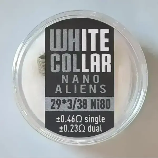 White Collar Coils - Nano Aliens 0.23 Ohm (Grey) - image 2 | Vape King
