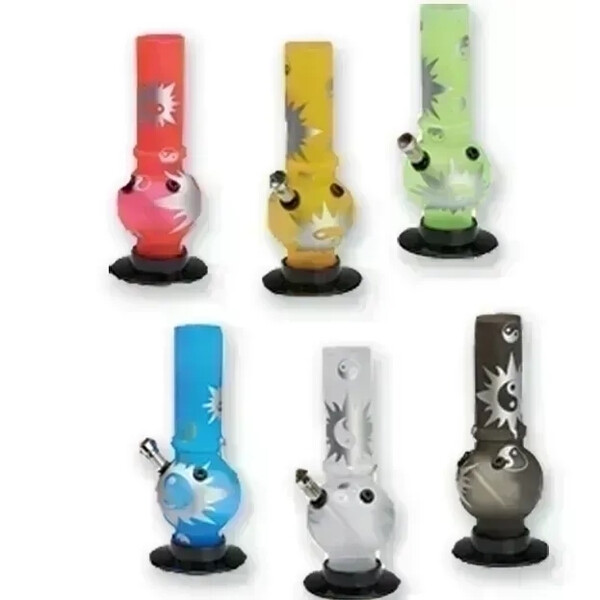 Acrylic Small 20CM Printed Patterns Bong - image 1 | Vape King