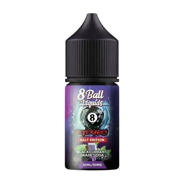8Ball Beverage Nic Salts - Blackcurrant Grape Soda 30ML - image 1 | Vape King