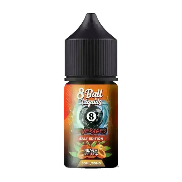 8Ball Beverage Nic Salts - Peach Ice Tea 30ML - image 1 | Vape King