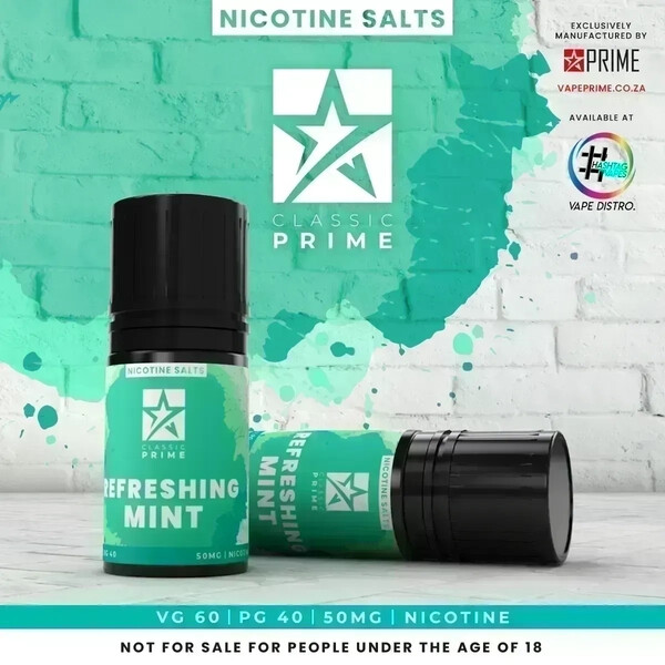 Classic Prime Salts - Refreshing Mint - image 2 | Vape King