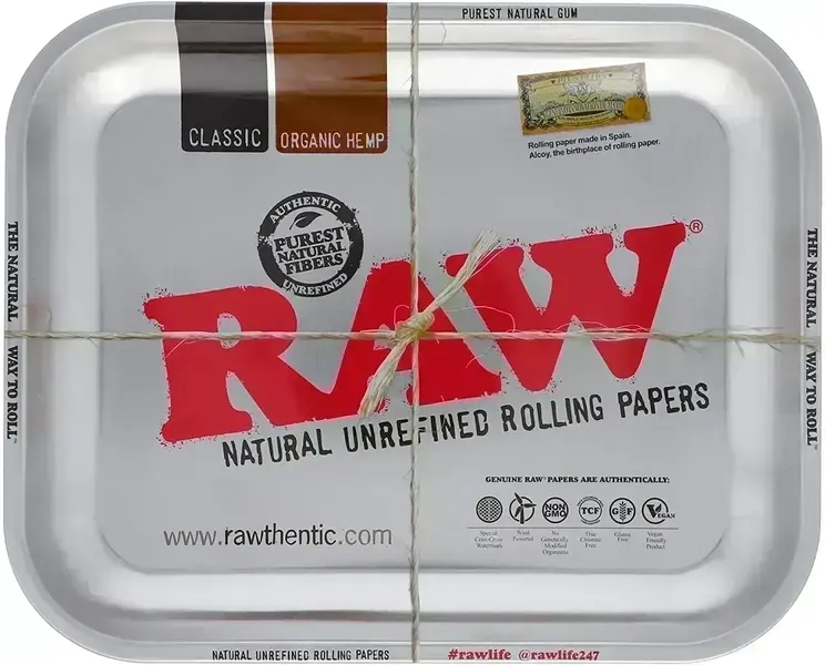 RAW Tray Small (Steel Chrome) - image 1 | Vape King