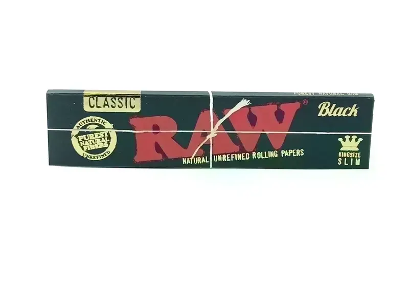 RAW Paper Classic Black King Size Slim - image 1 | Vape King